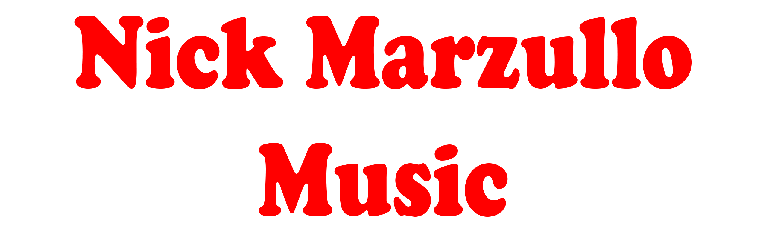 Nick Marzullo Music